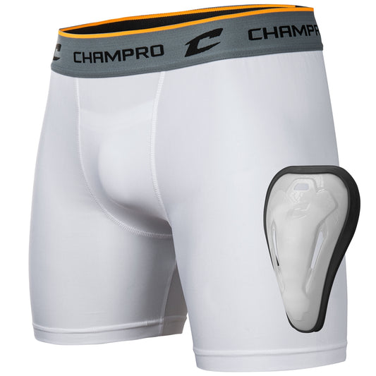 Compression Boxer Shorts with Cup