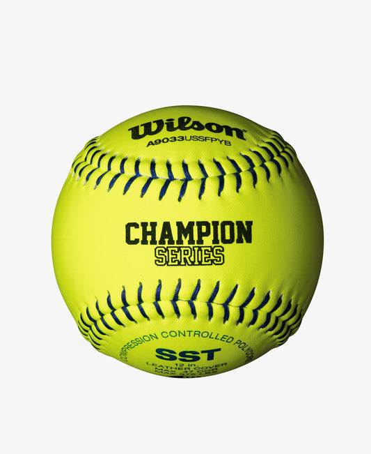 USSSA LEATHER POLYCORE SOFTBALLS 1 DZ